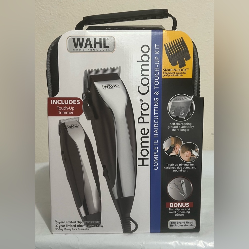 Wahl Home Pro Combo Haircutting Kit - Black and Gray